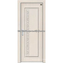 Porte MDF avec feuille de PVC (JKD-8129) pour salle de bain et la porte de la chambre